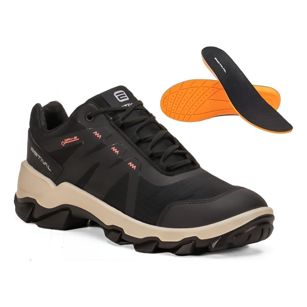 Sapato de Segurança Hybrid Estival -  Smart Black - Bico Composite + Palmilha  PU
