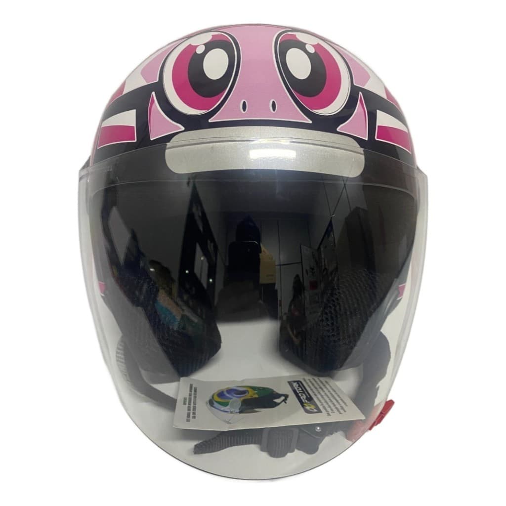 Capacete Aberto New LIberty 3 Personalizado  Turtle Tartaruga VR Novo Viseira Cristal