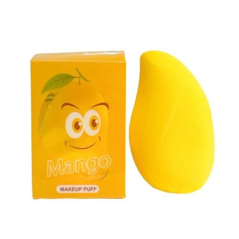 Esponja Formato De Manga para Maquiagem, Multifuncional Base, Pó, Contorno, Corretivo