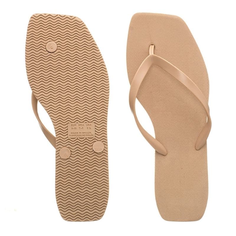Chinelo Feminino Quadrado Básico Casual Macio Verão Dia a Dia 2026