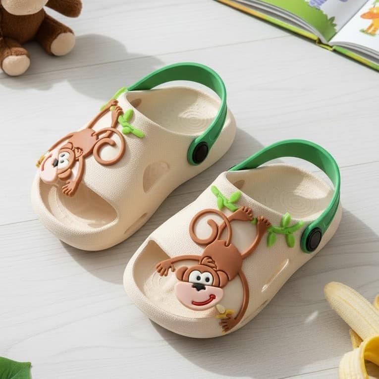 Chinelo Infantil Nuvem Slide Meninos Macios Confortável Leve Masculinos Desenhos