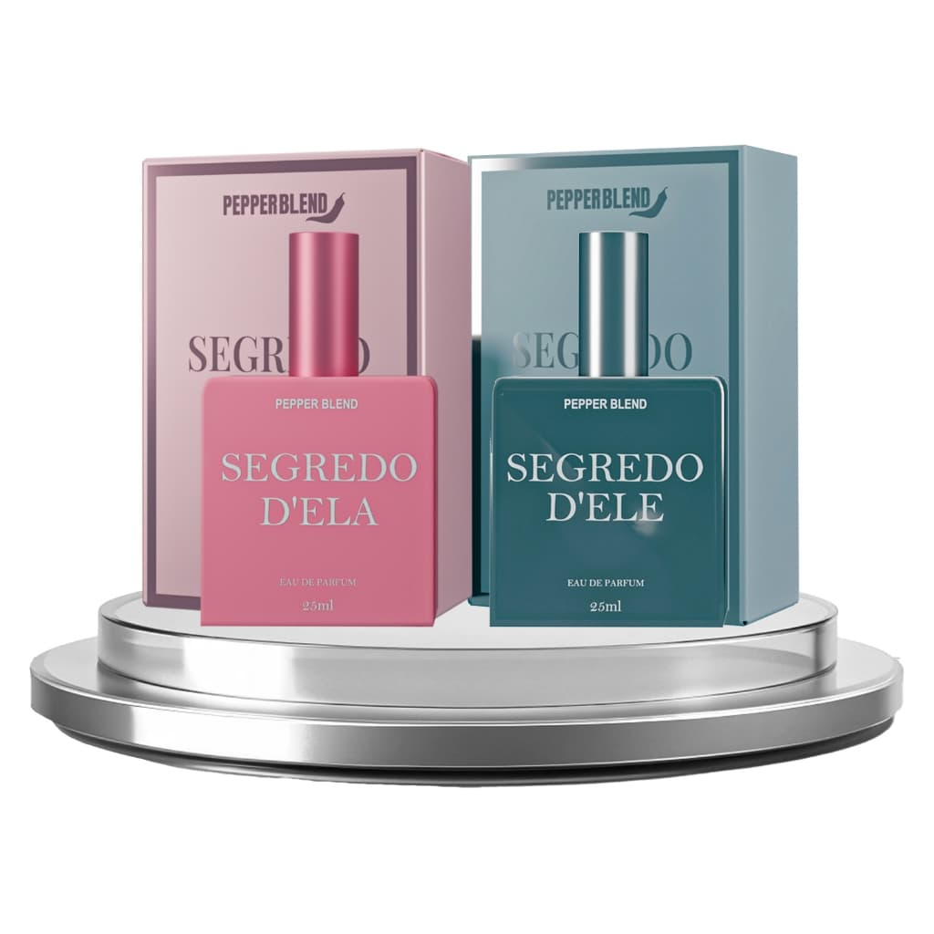 Perfume de Bolso 25ml Fragrância da Atração e Sedução Feminino Masculino Longa Duração Eau de Parfum