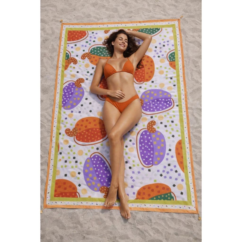 Canga de Praia Saída Beach Piscina Pareô 140x100CM Toalha Seda Verão Biquíni Saída de praia