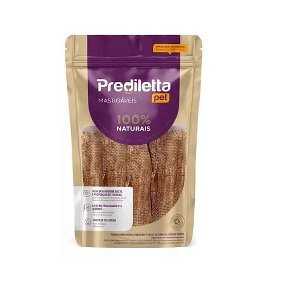Petisco Mordedor Cães Natural Esofago Bovino 5 Un Prediletta