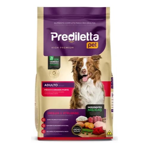 Ração Cães Prediletta Adulto Médio E Grande Porte 2,5kg