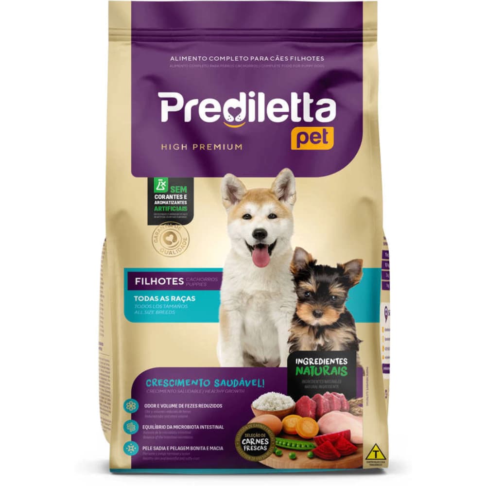 Prediletta Ração Para Cães Filhotes Todas As Raças 2,5kg