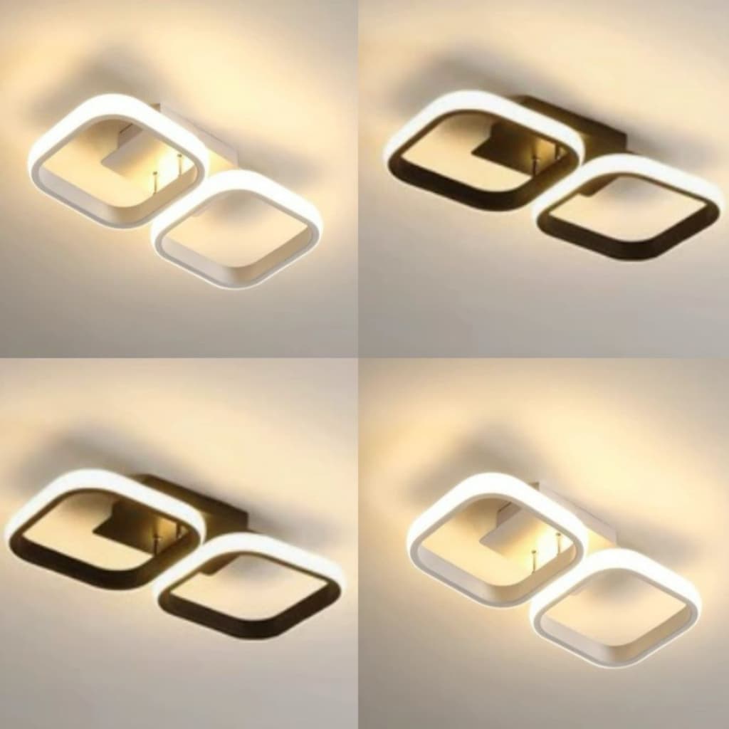 Lustre Pendente LED Moderno Branco Ou Preto Luxo Luminaria Lampada Quente Fria Temperatura