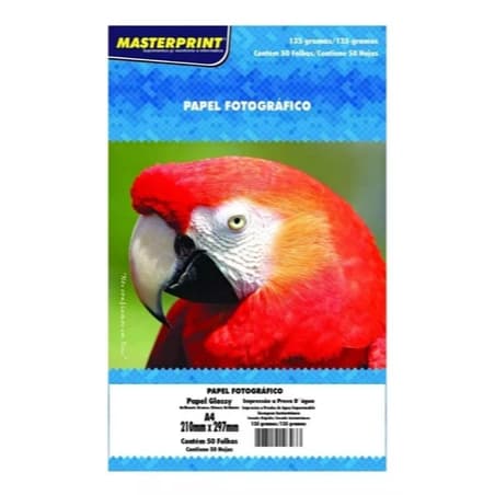 Papel Fotográfico 135g Papel Glossy A4 À Prova D´água 50 folhas