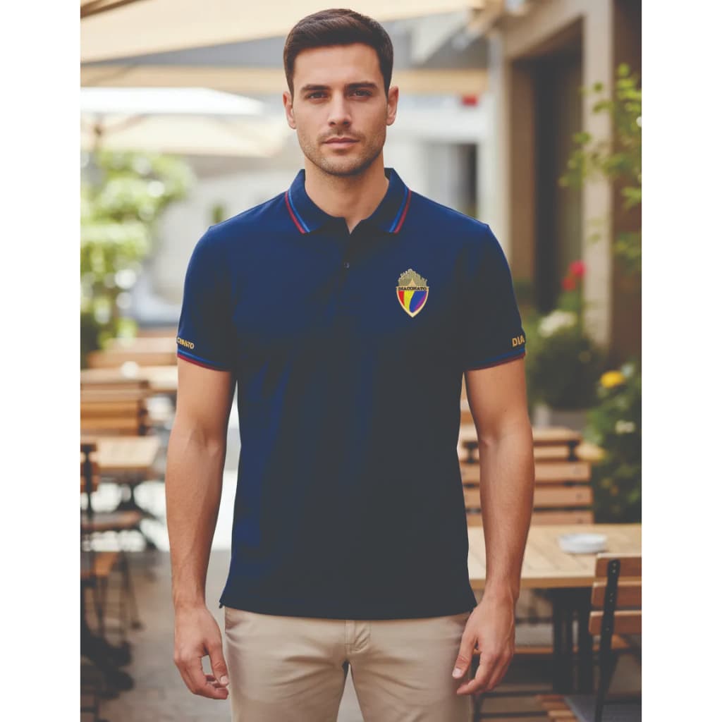 camisa Diaconato ,Bordada Malha pv   tamanho especial