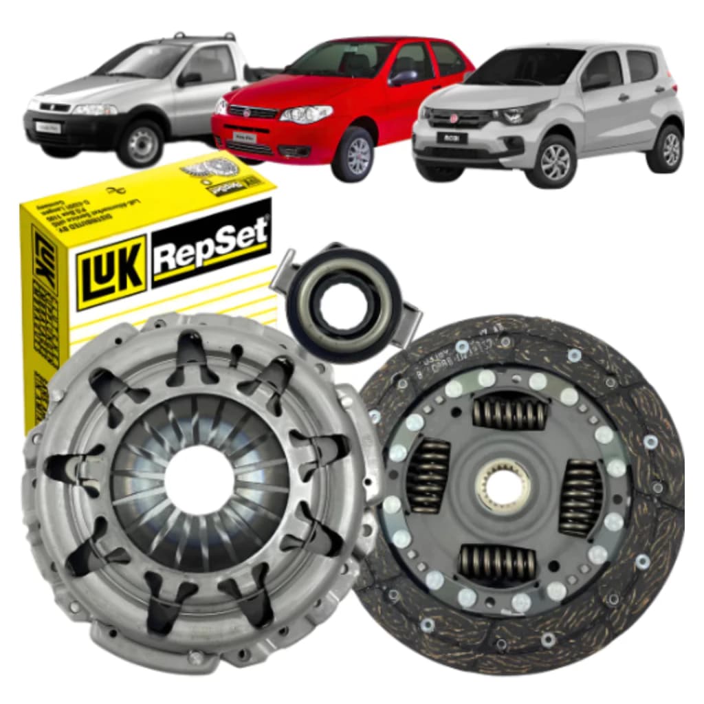 Kit Embreagem Palio Fire Uno Fire 1.4 8v Fire Evo Strada 1.4 1.3 8v Luk