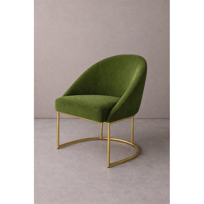 poltrona lua base de ferro gold prata ou preto para sala quarto recepção salao de beleza barbearia sala de estar