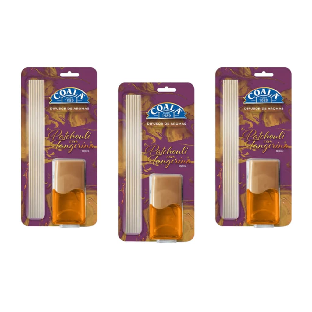 Difusor Aroma Tangerina Coala 100ml Cheirinho Aromatizante De Varetas Bom Ar Odorizante Perfumado
