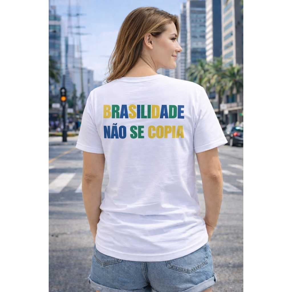 Camiseta Feminina Estampada Brasil Lançamento 2026
