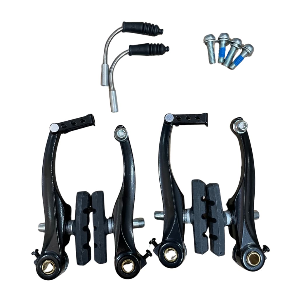 Par Freio V-brake Aluminio Promax Dianteiro Traseiro Bicicleta Mtb