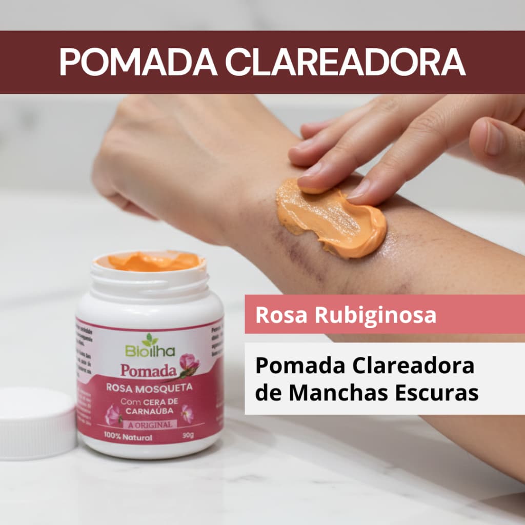 Pomada de Rosa Mosqueta rubiginosa Clareadora 50g