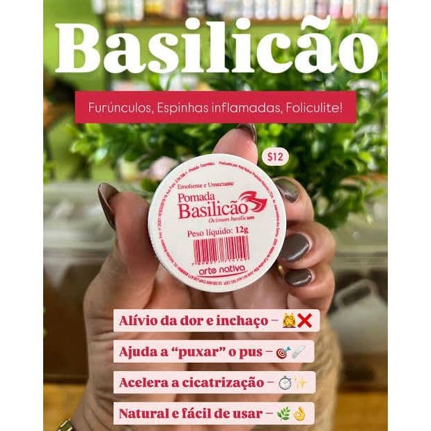 Basilicão Arte Nativa Pomada 12g