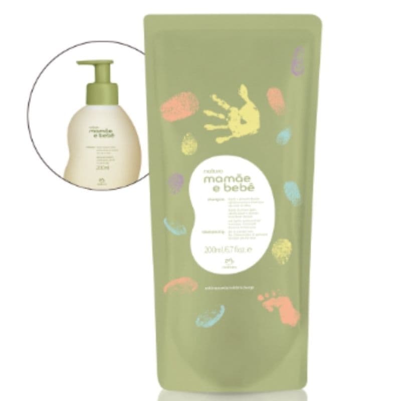 Refil Shampoo mamãe e bebê Natura