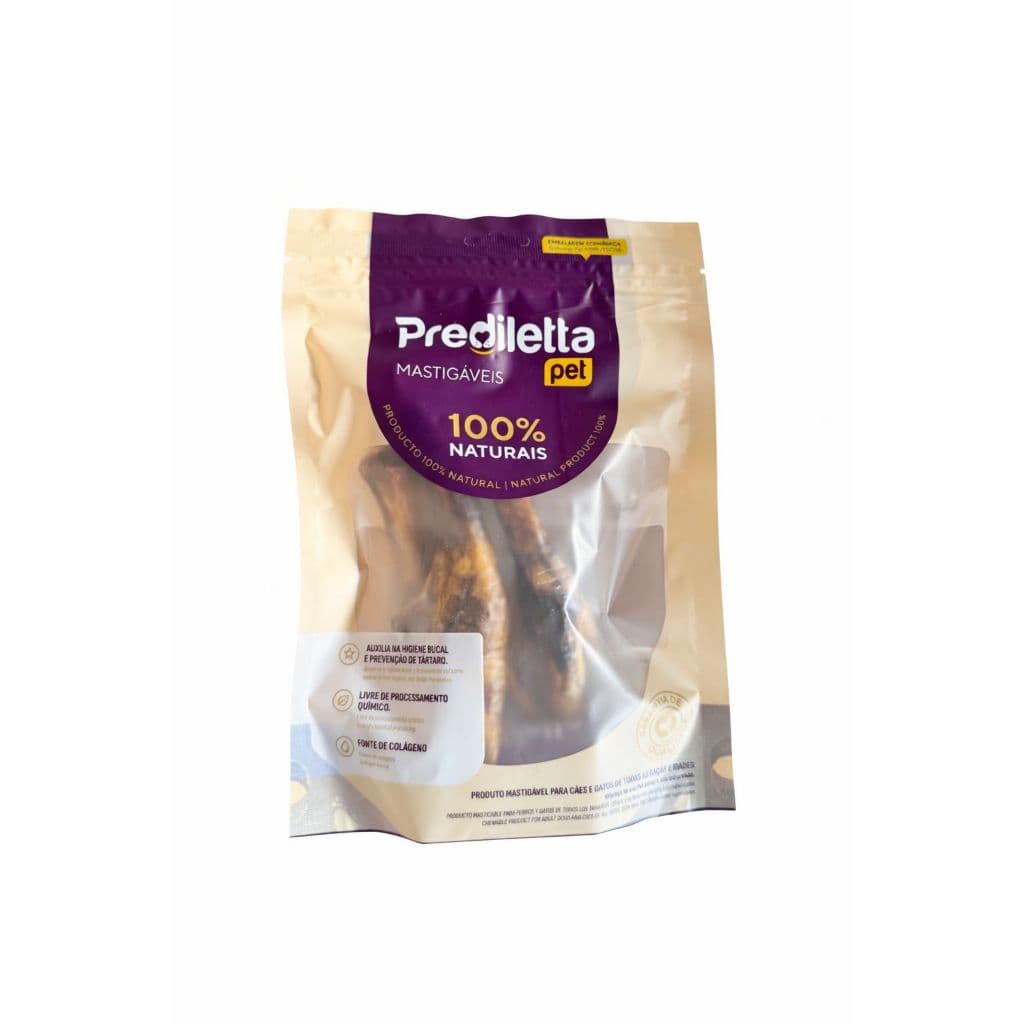 Petisco Mordedor Natural P Cães Pé De Frango 3 Un Prediletta