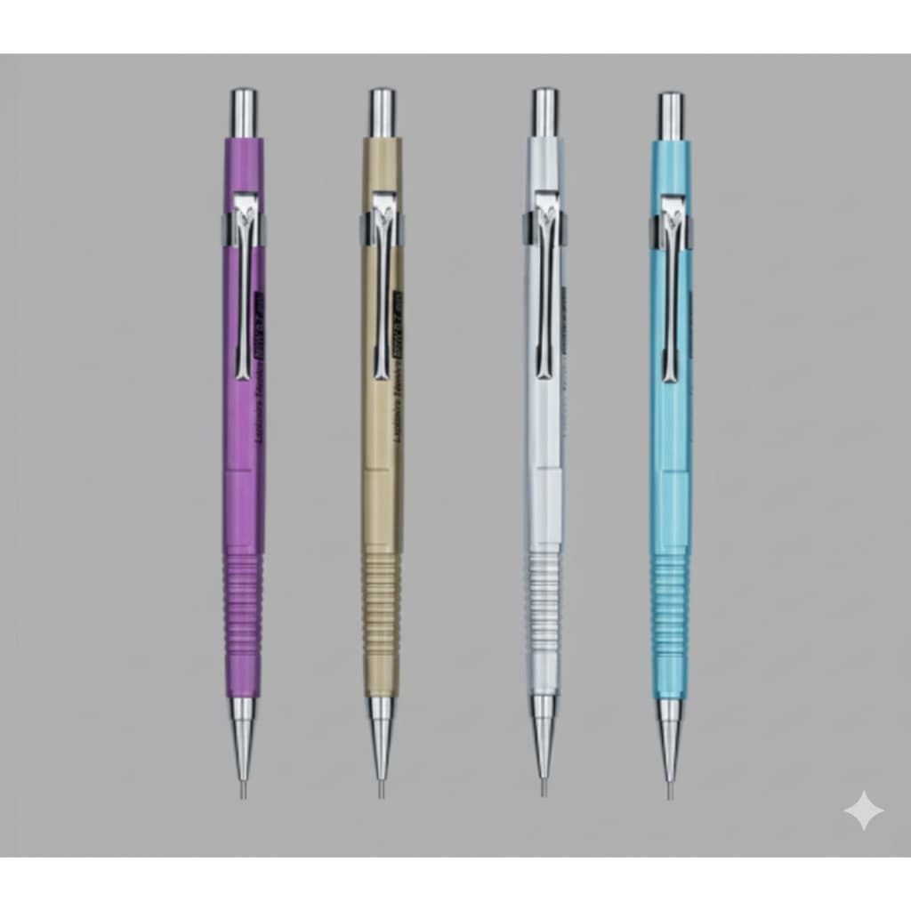 Lapiseira 0.7mm Técnica + Tubo 12 Grafites - Linda - Cores a Escolher