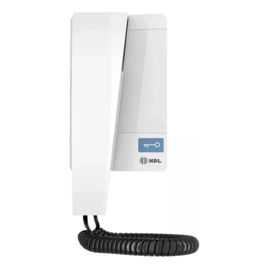 Porteiro Eletrônico HDL Advance Áudio Antivandalismo 1 Botão Branco