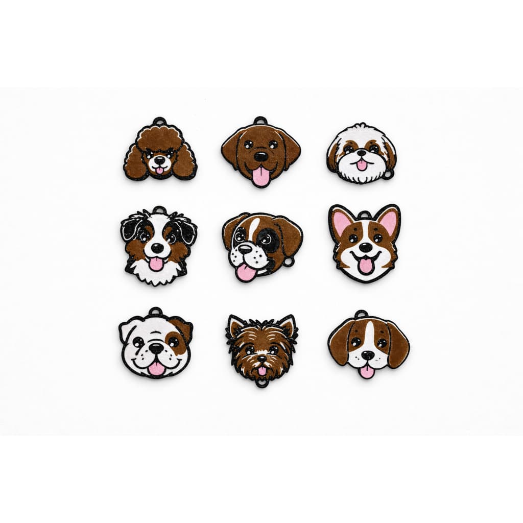 Chaveiro de Cachorro em 3D Raças de Cães Dog Lovers Fofo, Resistente e Presente Criativo e Personalizado