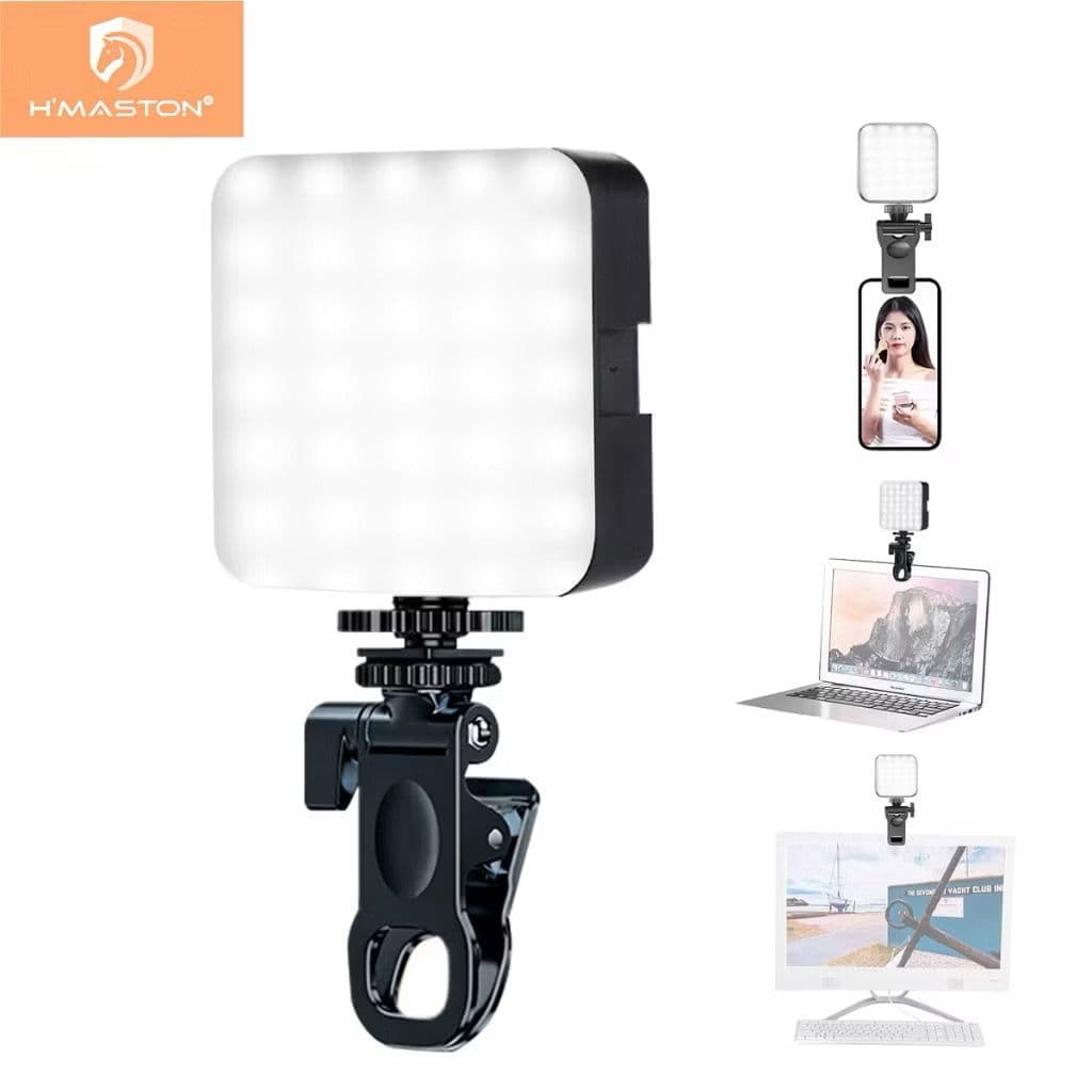 H'maston ZB01 Fotografia Luz De Preenchimento Móvel Tiro Ao Ar Livre Suave Luz Mini Portátil