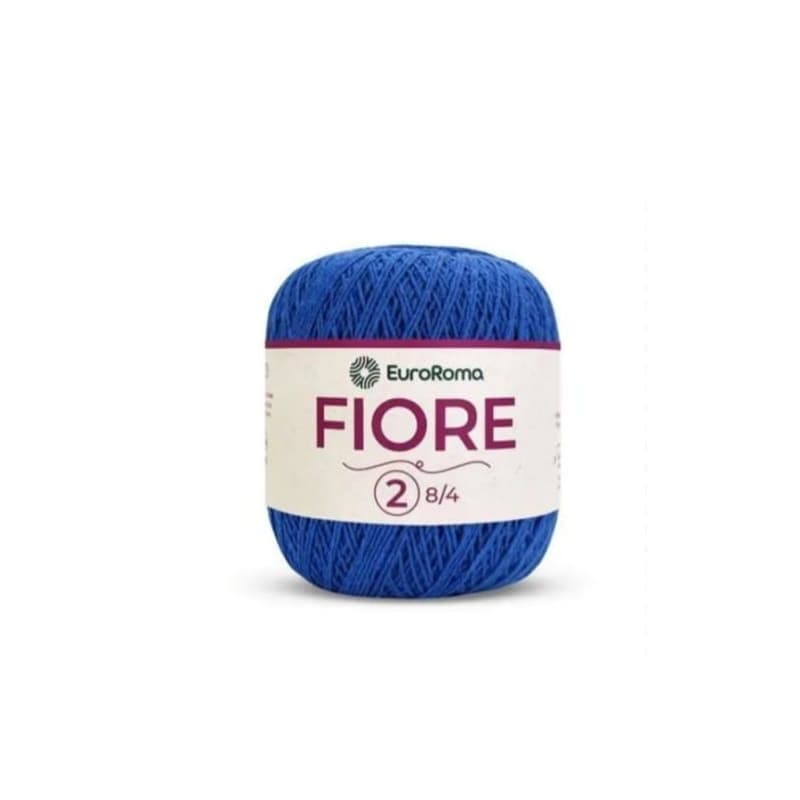 Novelo EuroRoma Fiore 8/4 cor 903 azul royal