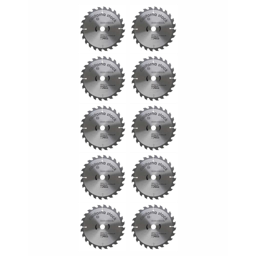 10 Disco Serra Madeira Widea 40 Dentes 110mm P/ Makita Corte Corte