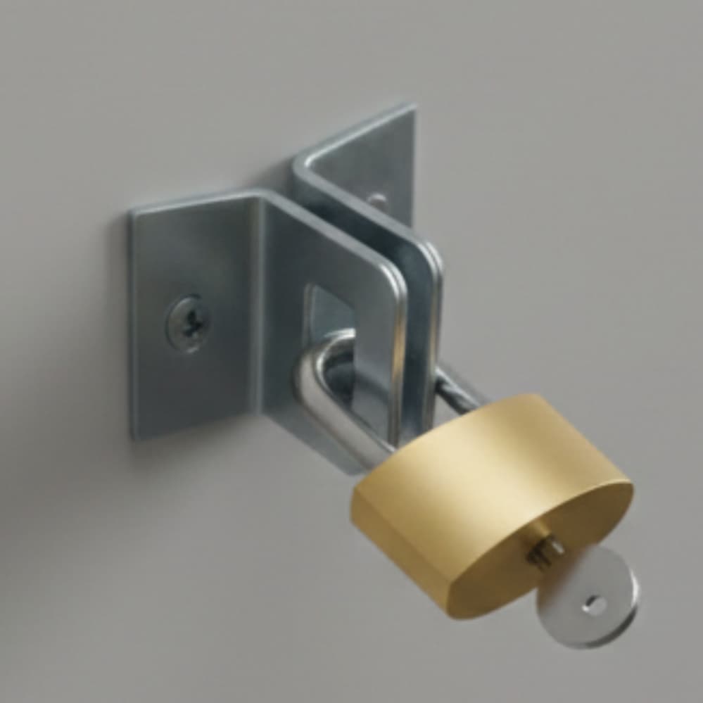 30 Peças Cantoneira Orelhinha 15mm Para Cadeado Galvanizado