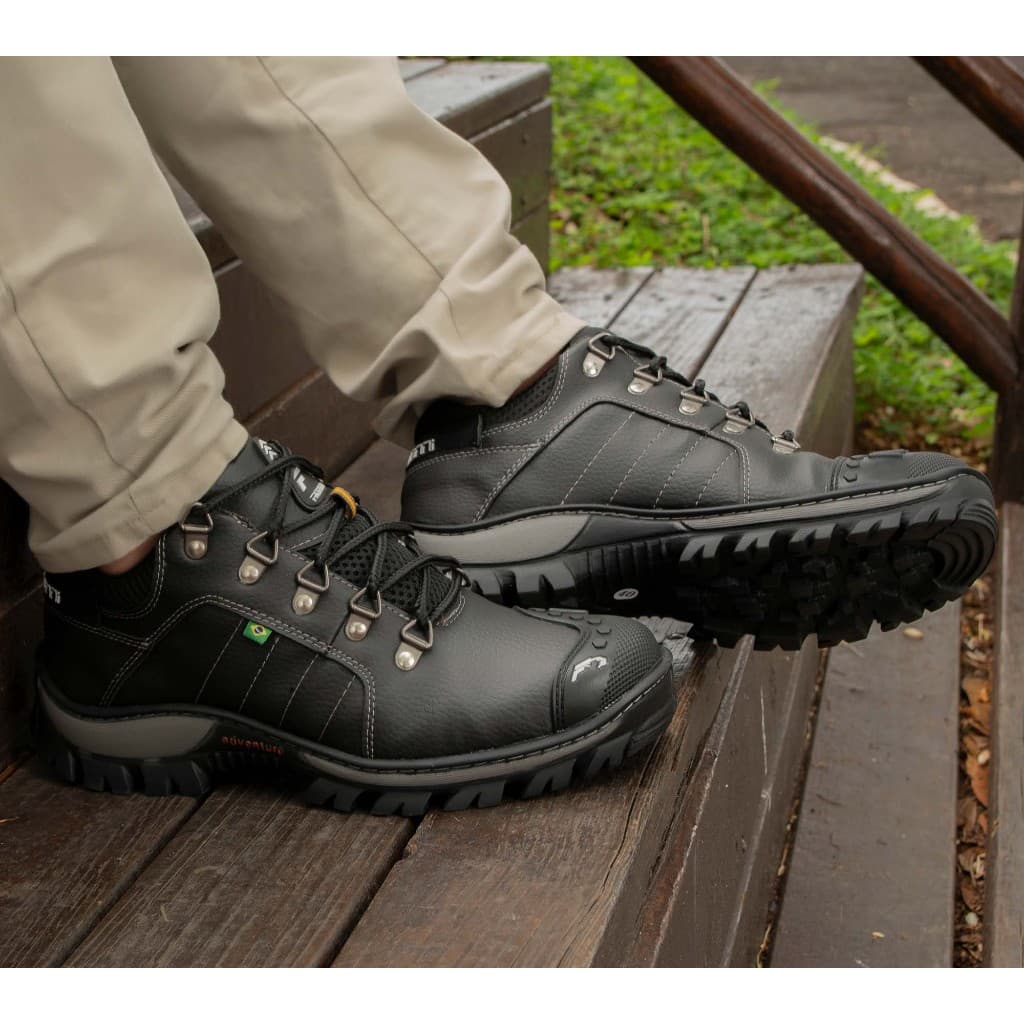 Coturno Bota Masculino Emborrachado Adventure Original Frontinni