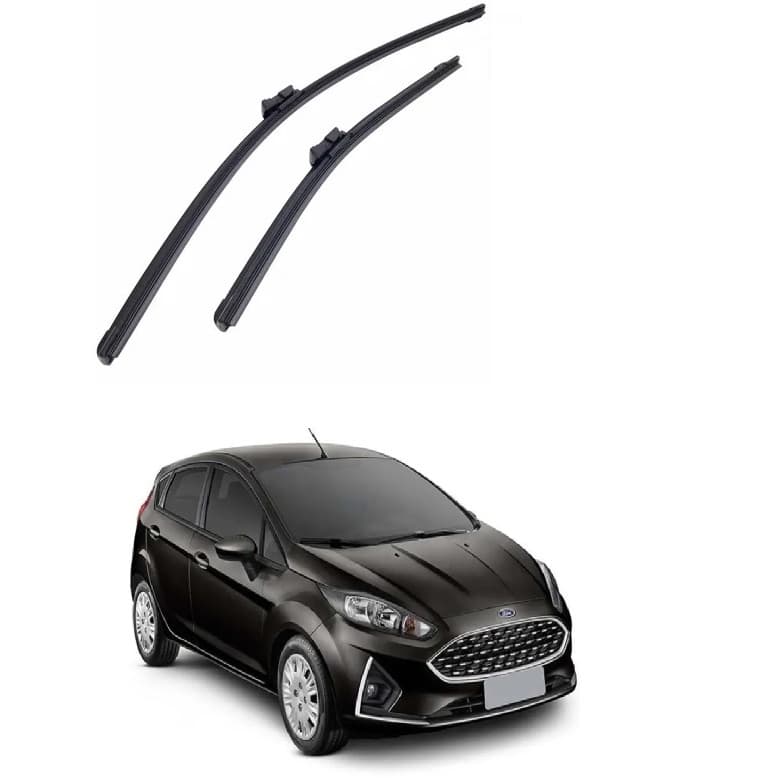 Par Palheta Limpador Parabrisa Ford New Fiesta 2010 Em Diant