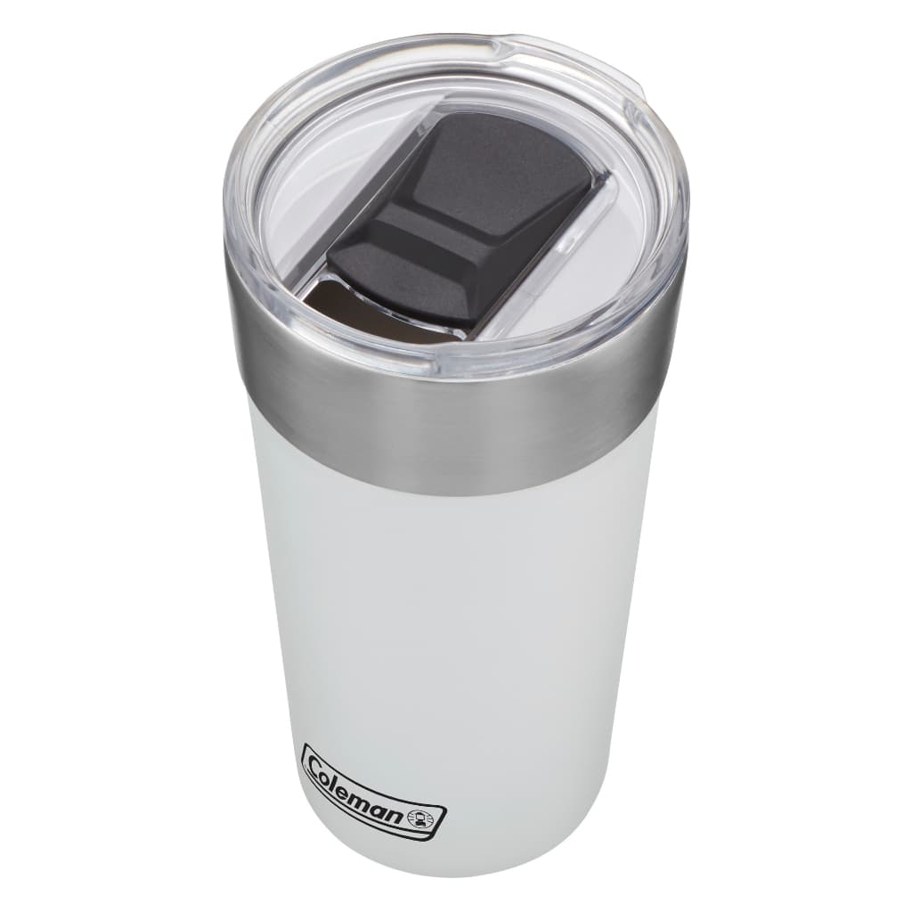 Copo Térmico Coleman Com Abridor De Garrafas 600ml Branco