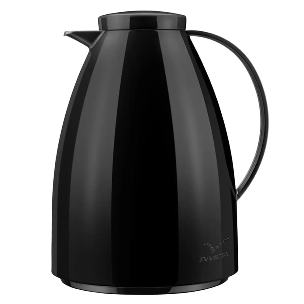 Garrafa Térmica Bule Viena Preto 750ml Invicta Até 6h Quente