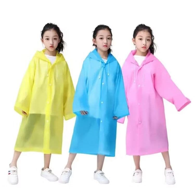 Capa de chuva infantil juvenil