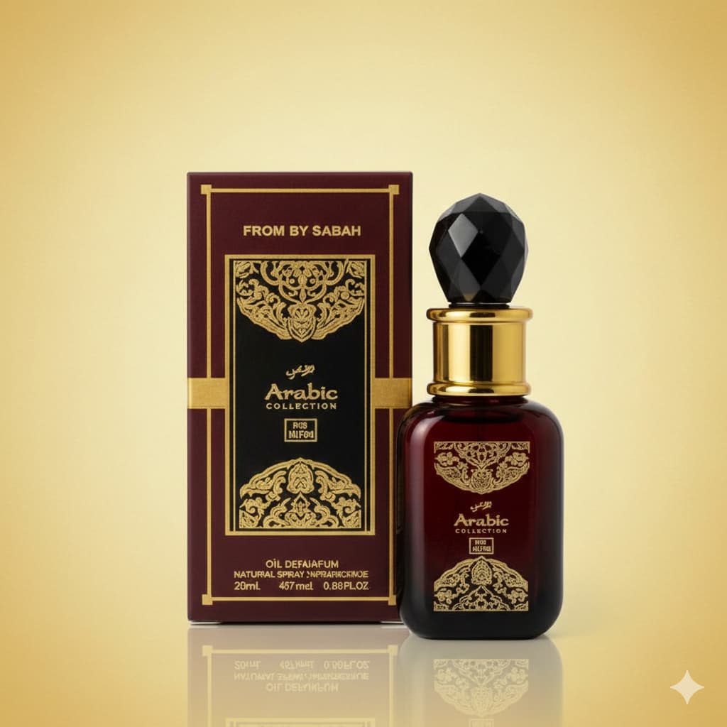 SABAH AL WARD A014 ARABIC COLLECTION 25ML MINIATURA PERFUME ARABE – PERFUME DE BOLSA, MARCANTE E MUITO ELOGIADO