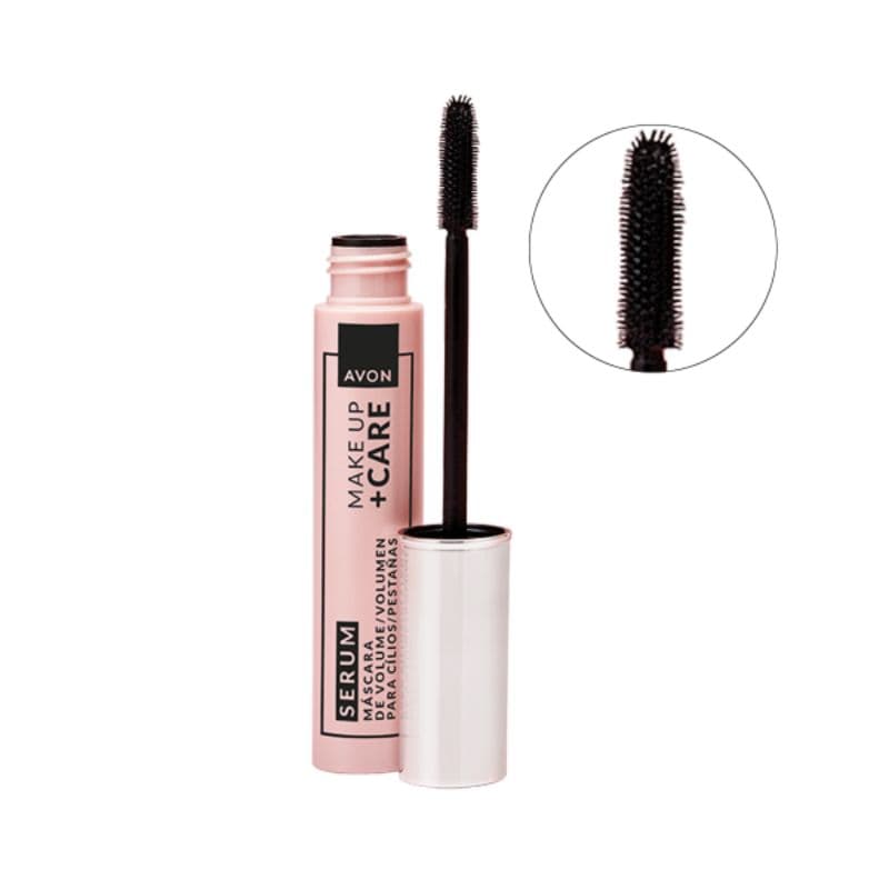 Tratamake Avon Makeup+Care Mascara De Volume Para Cilios 10g