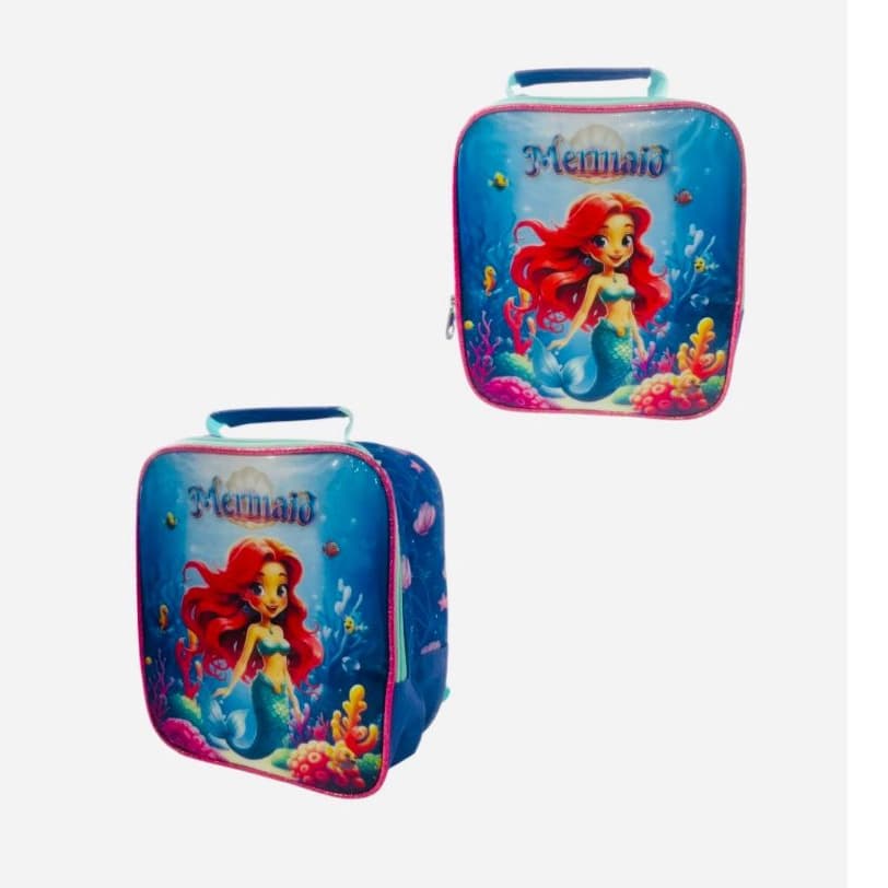 Lancheira Térmica Escolar Infantil Sereia Mermaid - SEANITE