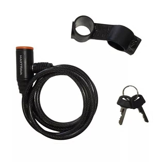 Cadeado Com Chave Maxtrava 6mm X 1000mm