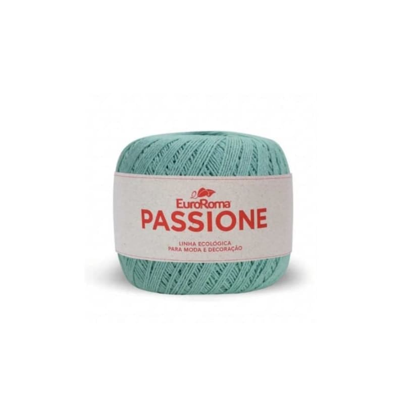 Linha Barbante Passione EuroRoma N°3 cor 800 verde água claro