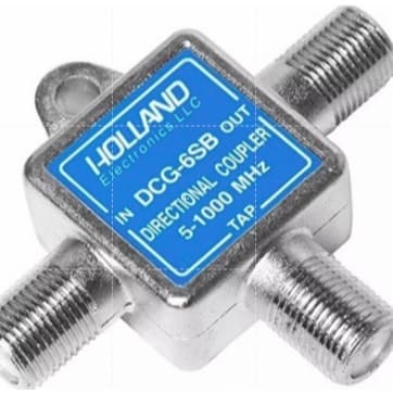 2 Divisor de Sinal Tap Holland DCG-6SB NF 5-1000 MHz