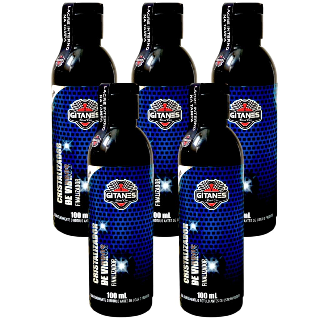 5 Cristalizador de Vidros Automotivos Gitanes - 100 ml