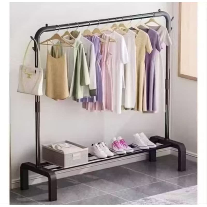 Arara cabideiro sapateiro arara de roupas lojas quarto Desmontável longo 120cmX150cm