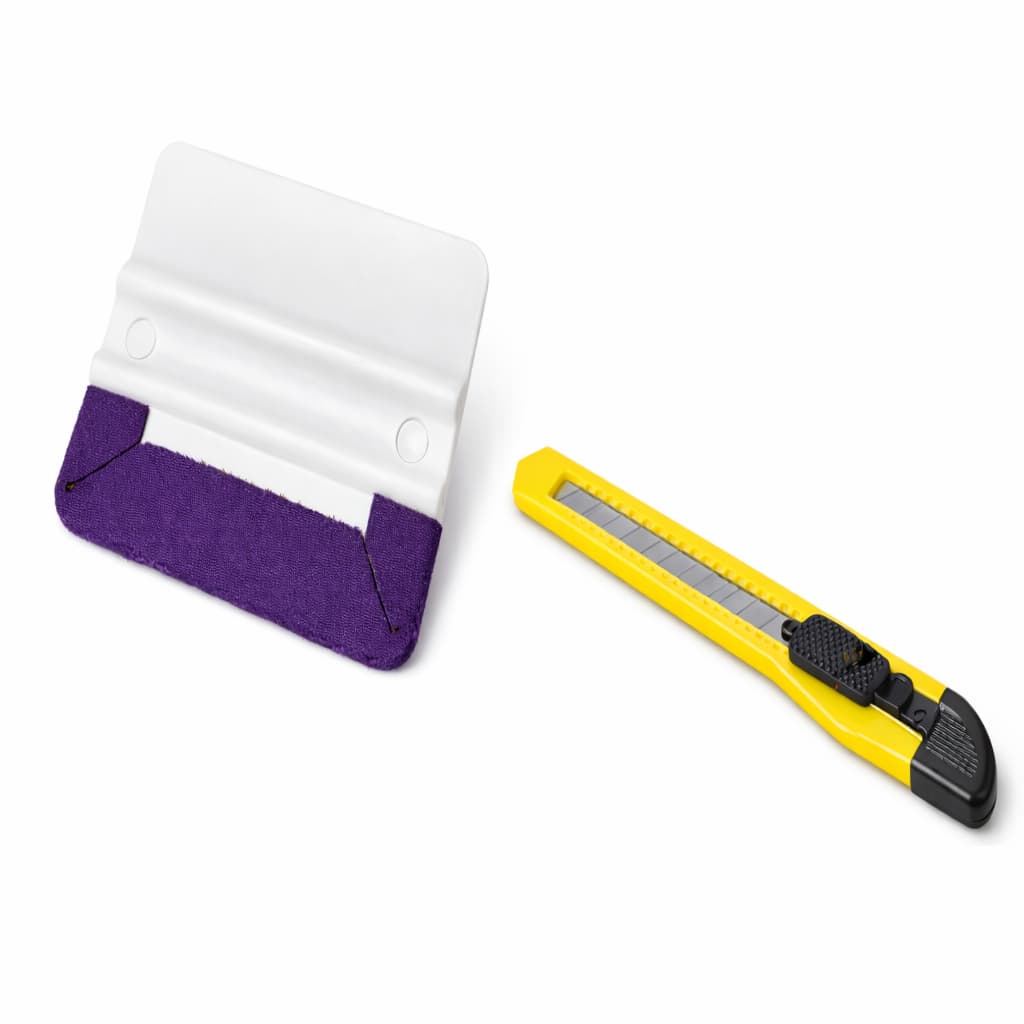 Kit Para Instalar Papel de Parede Insulfilm Espátula + Estilete