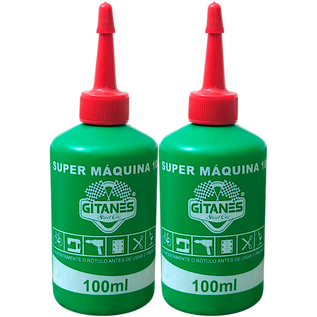 Kit 2 Desengripante/Lubrificante para Maquinas - 100ml