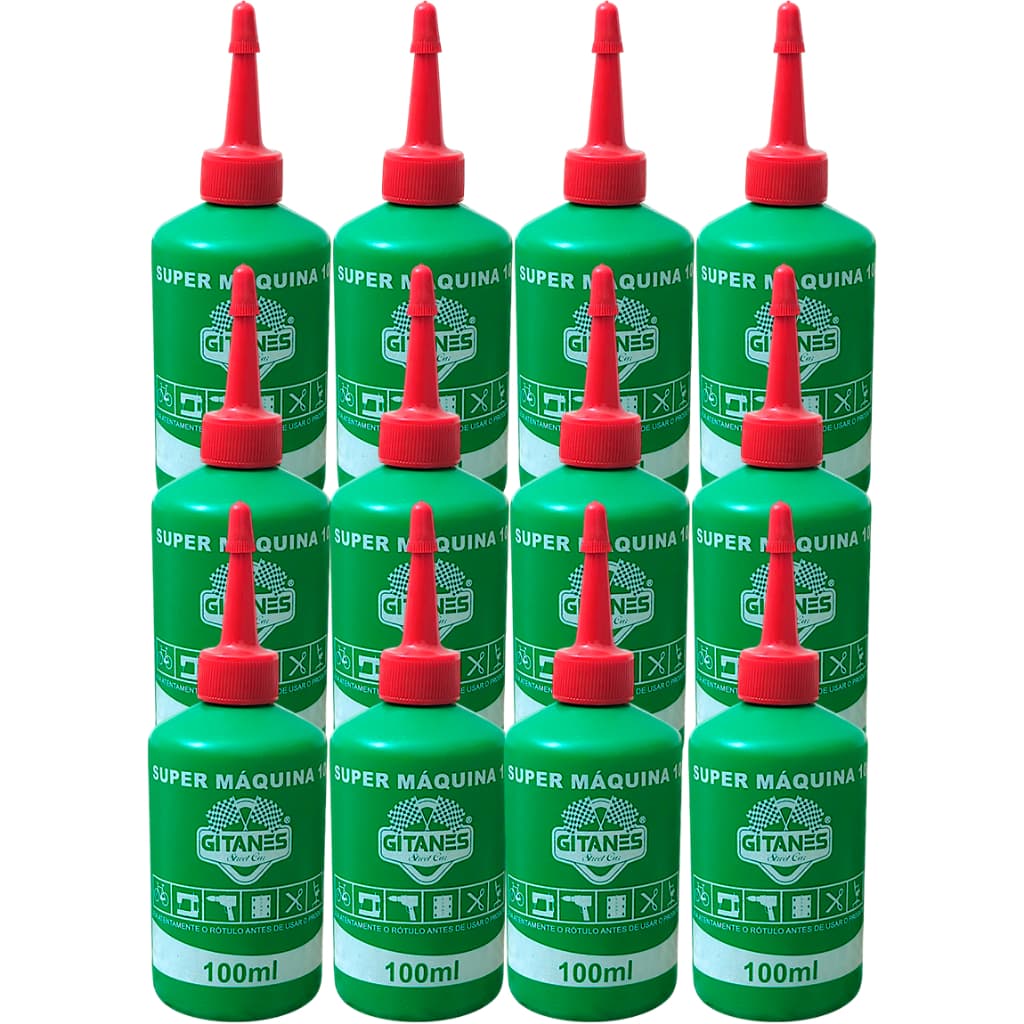 12 Desengripante Maquinário, Lubrifica peças com Ferrugem - 100ml