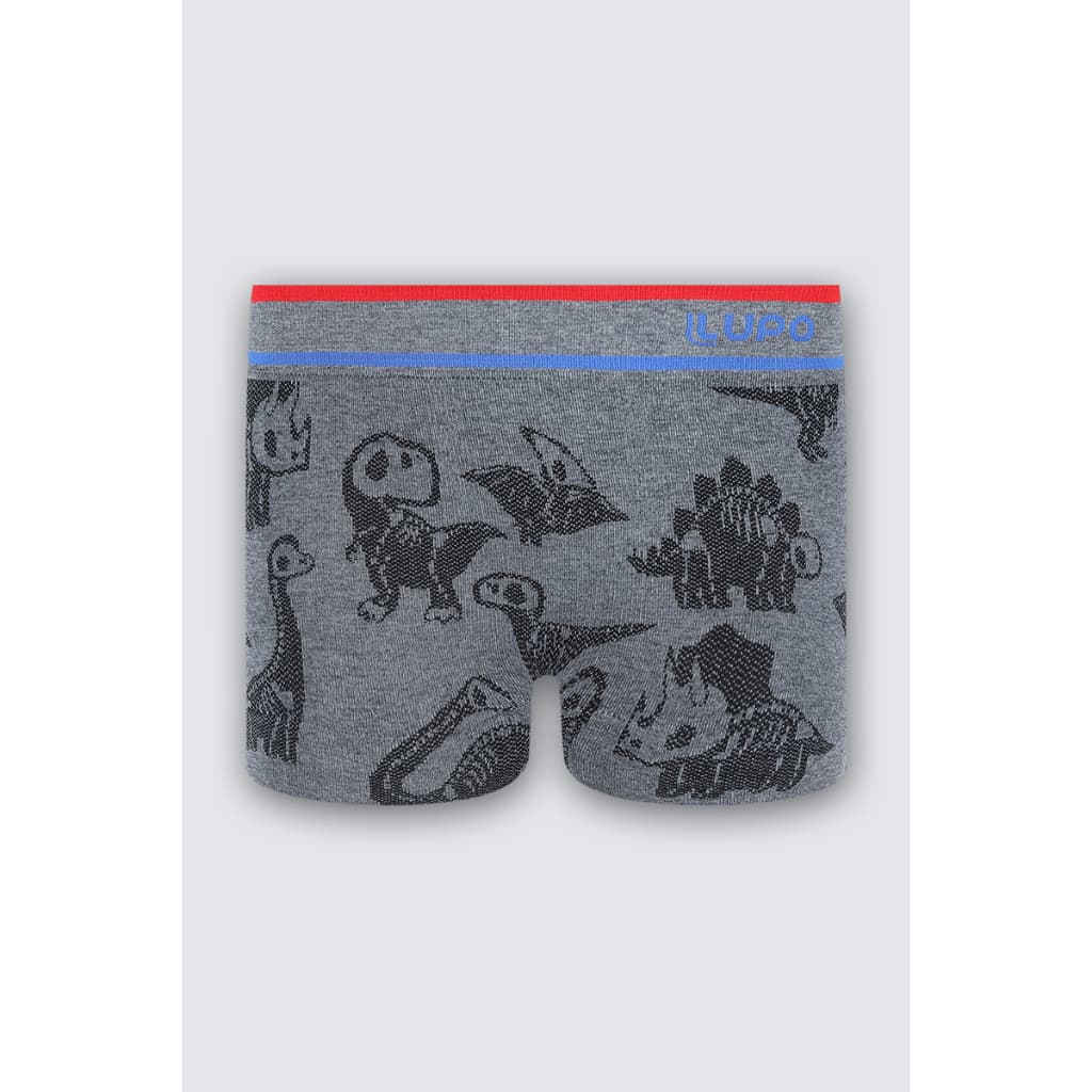 Kit C/2 Cuecas Boxer Sem Costura Infantil Lupinho Kids 137