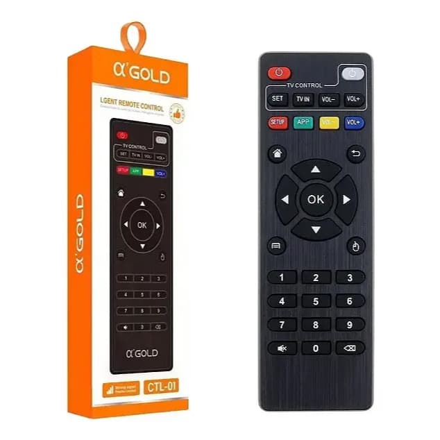 Controle Smart Tv Box Pro 4k Universal Original P/entrega Preto
