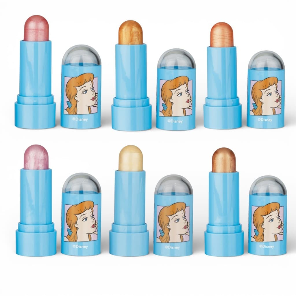 Iluminador Facial Bastão Stick Princesas Disney by Fenzza Make Juvenil Menina