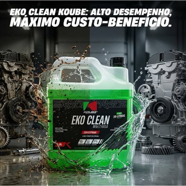 Desengraxante limpeza motores bloco do motor Profissional remove óleos Alta Performance Eko Clean 5L