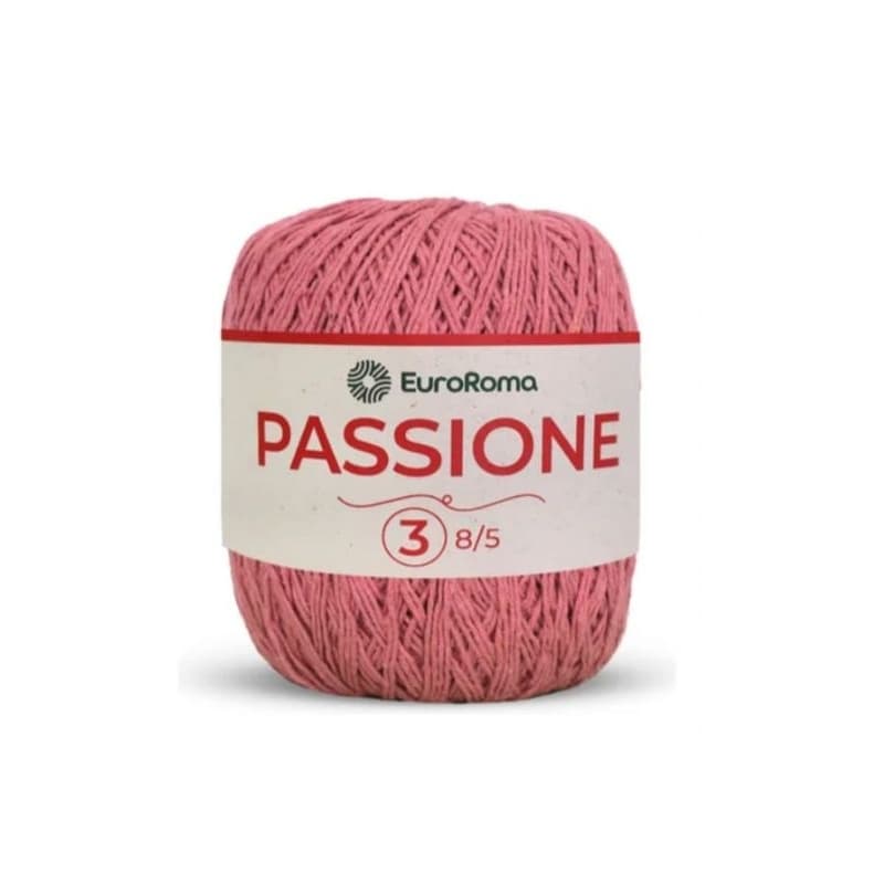 Linha Barbante passione Euroroma N°3 cor 1070 melancia